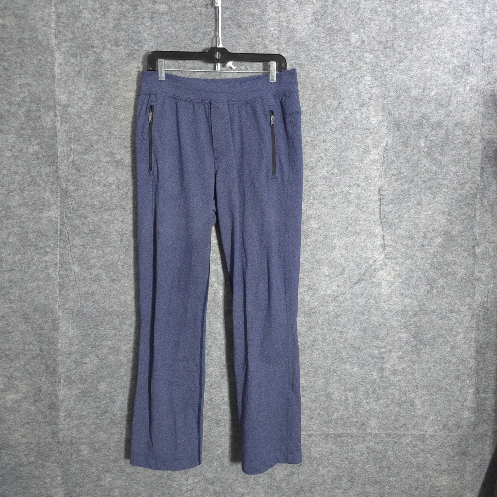 Lululemon Athletic Pants Mens Medium Blue Heathered Yoga Training Straight Leg